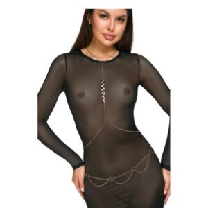 2 Chaînes de Corps Dorées avec Strass Irisés Hologramme – Cottelli Accessories