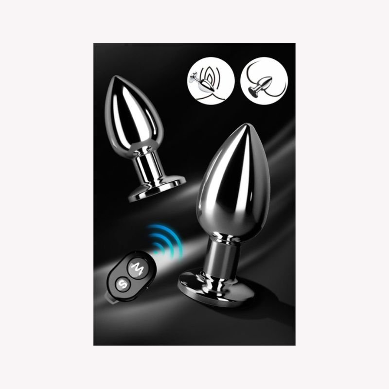 Plug Anal Vibrant Medium Booty – Cœur Ardent