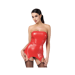 Corset à Jarretelles Bombshell F368 – Noir Handmade