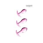 77 Set 3 Plugs Anal en Verre Glossy Toys n°17 – Pink