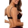❤️ Soutien-gorge Seins Nus Rouge & Noir V-10041 – Axami