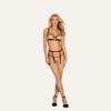 115 Ensemble 3 Pièces Seconde Peau – Sensual Summer Lingerie