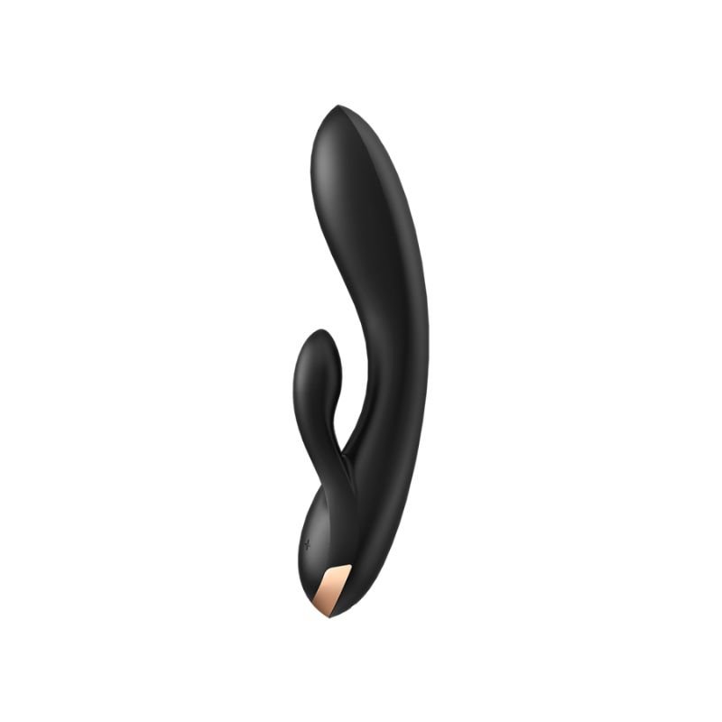 Vibromasseur Rabbit Noir Double Flex – Satisfyer