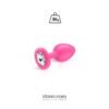 156 Plug Bijou Silicone Rose S