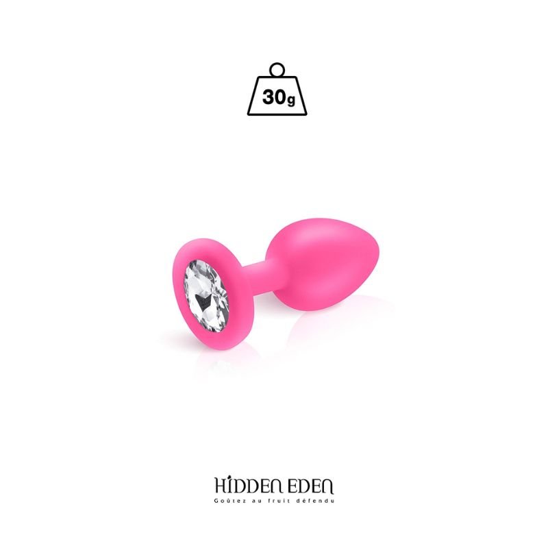 Plug Bijou Silicone Rose S