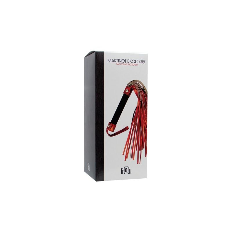 171 Martinet BDSM Bicolore Rouge & Noir