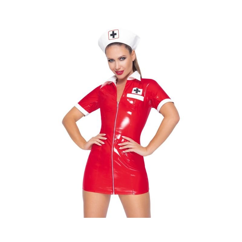 Vinyl Dress Infirmière