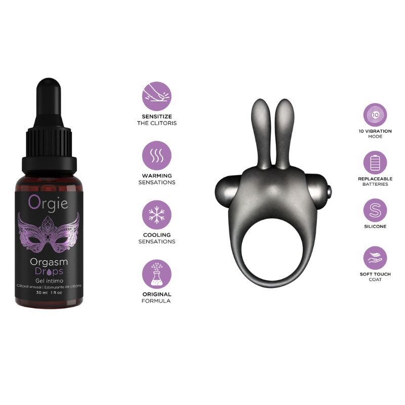 Kit de Stimulation Clitoridienne Orgasmic Bunny