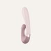 Satisfyer Heat Wave Mauve – Rabbit chauffant connecté & Air Pulse