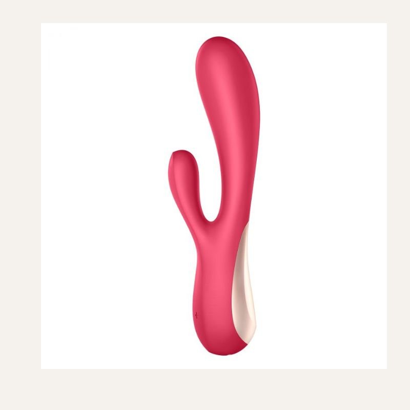 27 Satisfyer Mono Flex Rouge – Rabbit connecté double stimulation