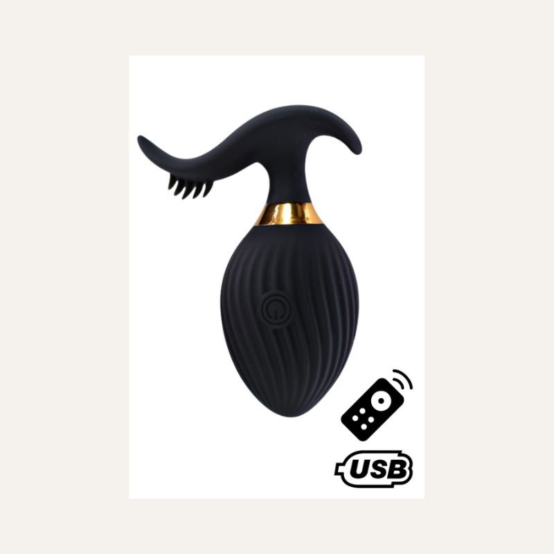 WAVE + – Œuf vibrant double stimulation avec télécommande