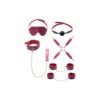 Ensemble BDSM 7 pièces Rose Perle