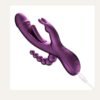 Trilux Rabbit 4-en-1 Violet – Vibromasseur connecté ultra-stimulant