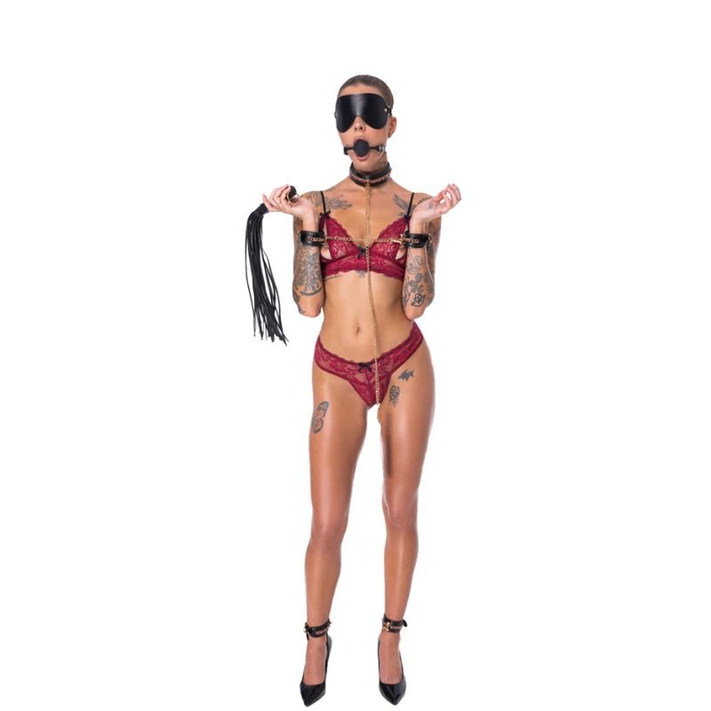 Ensemble BDSM 7 pièces Noir