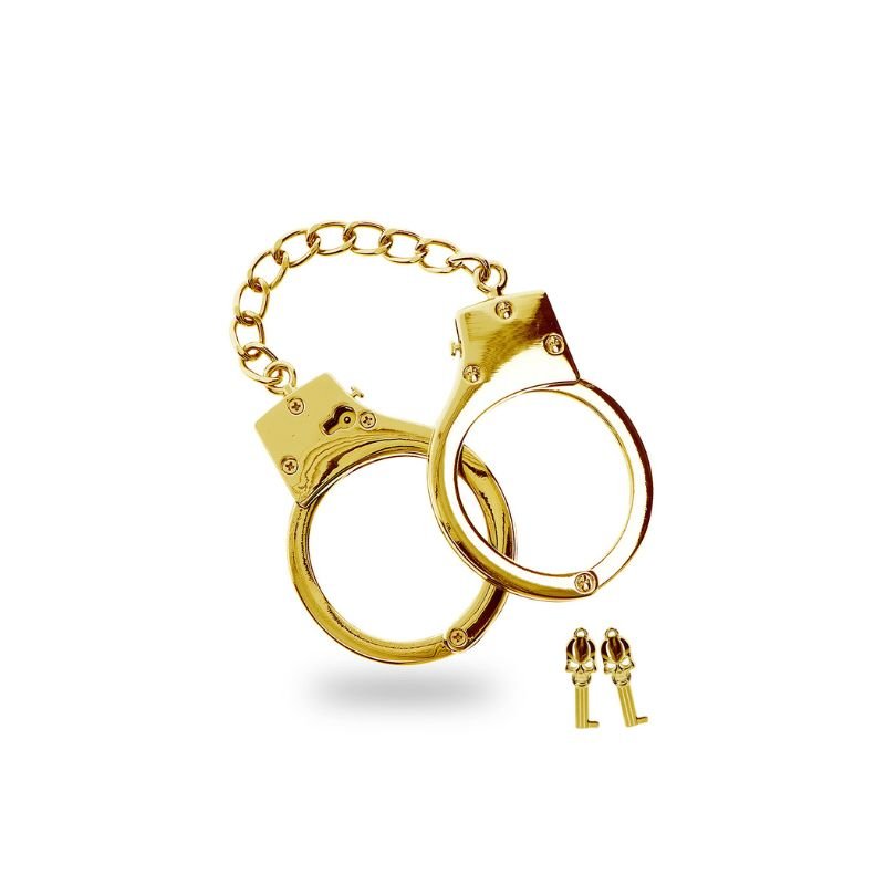 Menottes BDSM Plaquées Or – Taboom Bondage in Luxury
