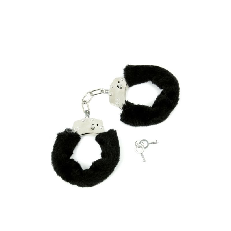 Menottes Fourrure Noire – Litolu