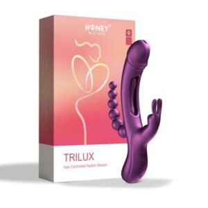 Trilux Rabbit 4-en-1 Violet – Vibromasseur connecté ultra-stimulant