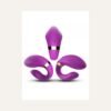 Vibromasseur violet pour couple – Double stimulation & télécommande