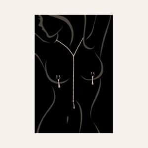 Bijoux de Corps & Pinces de Seins Goutte – Rose Doré