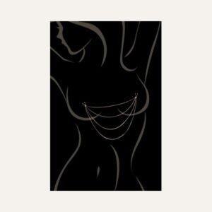 Bijoux Pinces Tétons & Chaînettes – Rose Doré