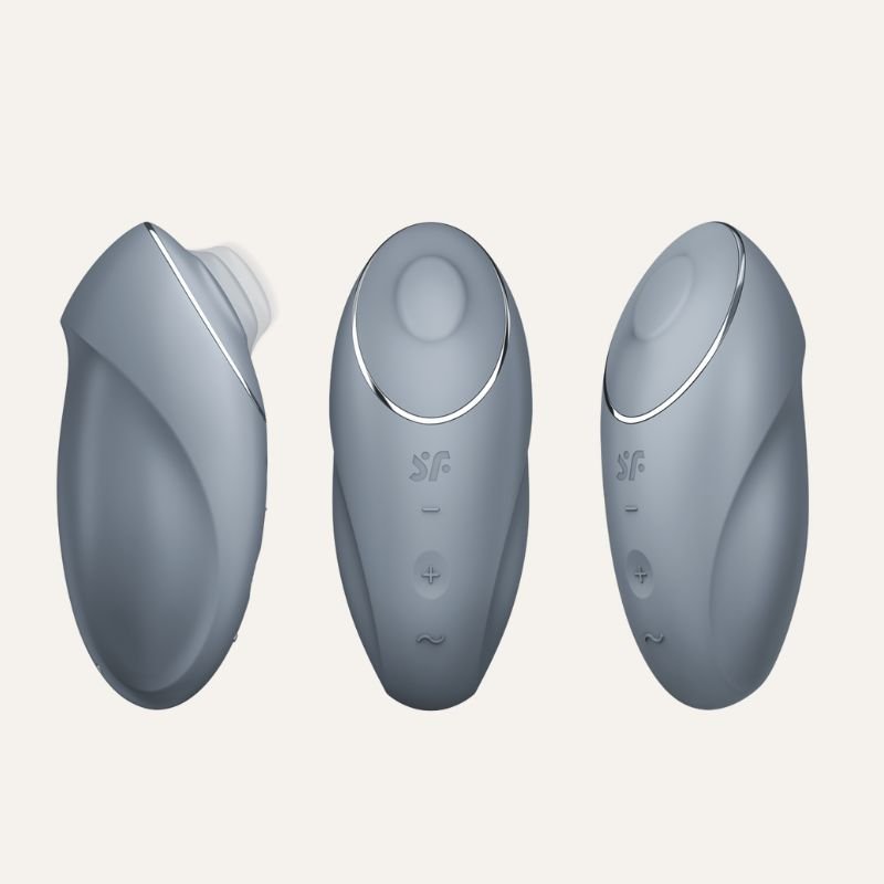 Satisfyer Tap & Climax 1 Bleu/Gris – Vibro Tapotant & Vibrations