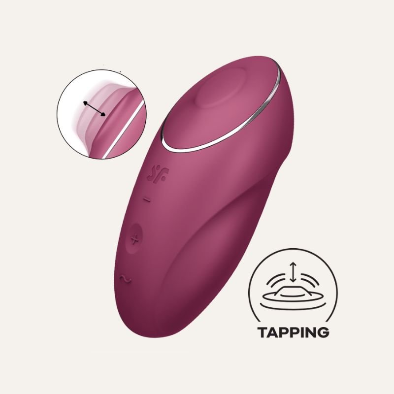 Satisfyer Tap & Climax 1 Rose – Tapotements & Vibrations Intenses