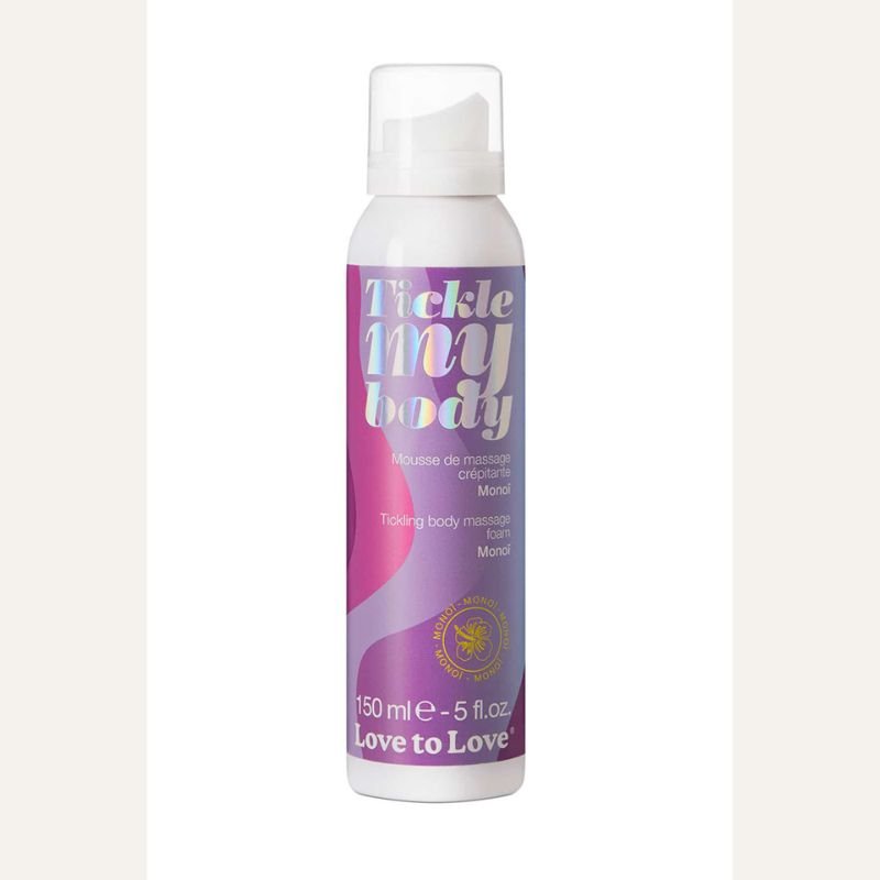 Mousse crépitante de massage Monoï – Tickle My Body