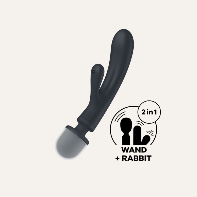 Satisfyer Triple Lover Noir– Triple Stimulation & Massage