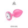 Plug Bijou Silicone Rose L