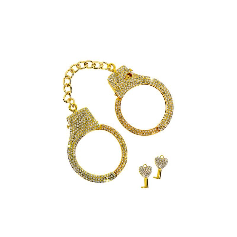 Menottes Dorées & Strass – Taboom Bondage in Luxury
