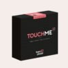 Touch Me de Tease and Please : Jeu coquin pour couple avec gant de massage, plumeau et bandeau pour les yeux. Idéal pour éveiller les sens et les préliminaires.