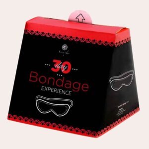30 défis bondage progressifs pour couples. Explorez la contrainte, la confiance et le désir avec le jeu Secret Play.