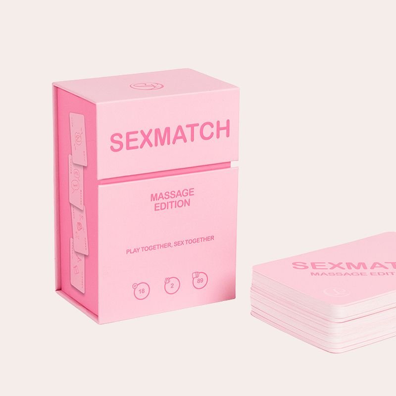 Jeu de cartes érotique pour couples dédié aux massages sensuels. Toucher, connexion et plaisir progressif. +18 ans.