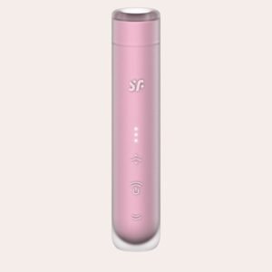 Satisfyer First Kiss, stimulateur clitoridien à ondes de pression. 30 intensités, ultra-silencieux, étanche IPX7, idéal débutantes.