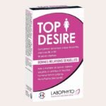Top Desire est un complément aphrodisiaque pour femmes à base de plantes et vitamines B6 B9. Stimule la libido et le désir. Fabriqué en France.