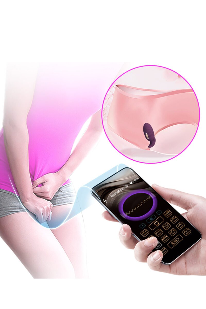 Jefferson – Plug anal vibrant connecté à électro-stimulation