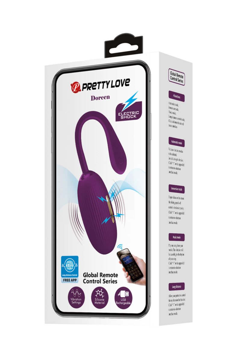 Doreen – Œuf vibrant connecté à électro-stimulation