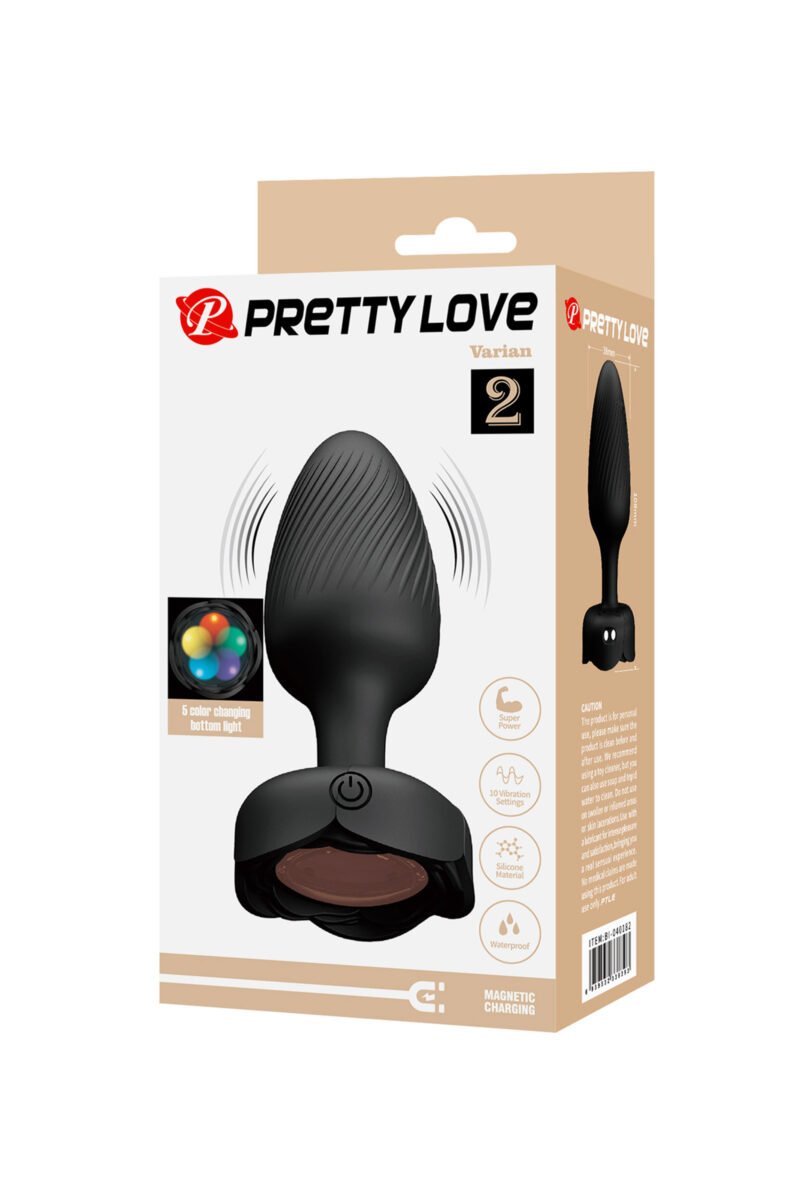 Pretty Love – Plug anal vibrant lumineux taille L