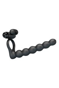 Hercules Penis Sheath – Cockring avec chapelet anal et stimulateur clitoris