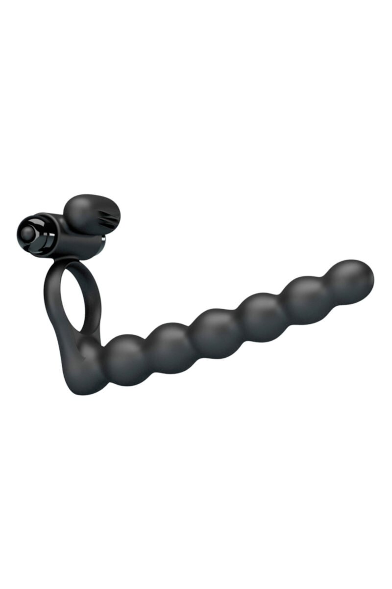 Hercules Penis Sheath – Cockring avec chapelet anal et stimulateur clitoris