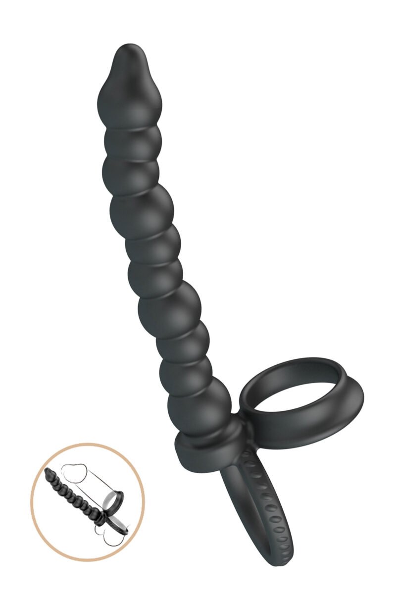 accessoires double Pretty Love Dillion – Double cockring + tige anale