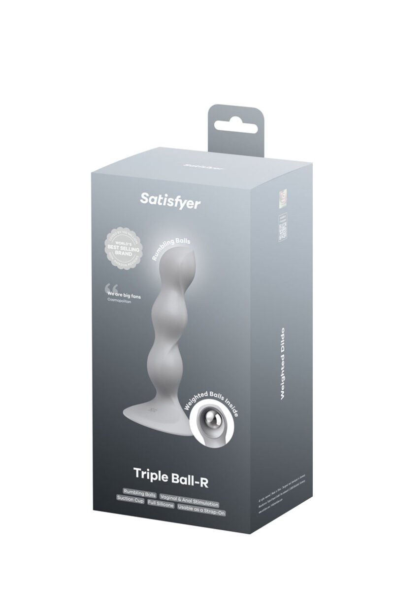 Satisfyer Triple Ball-R – Gode à boules lestées