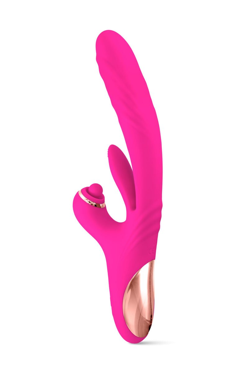 Sassy – Vibromasseur rabbit va-et-vient 3-en-1