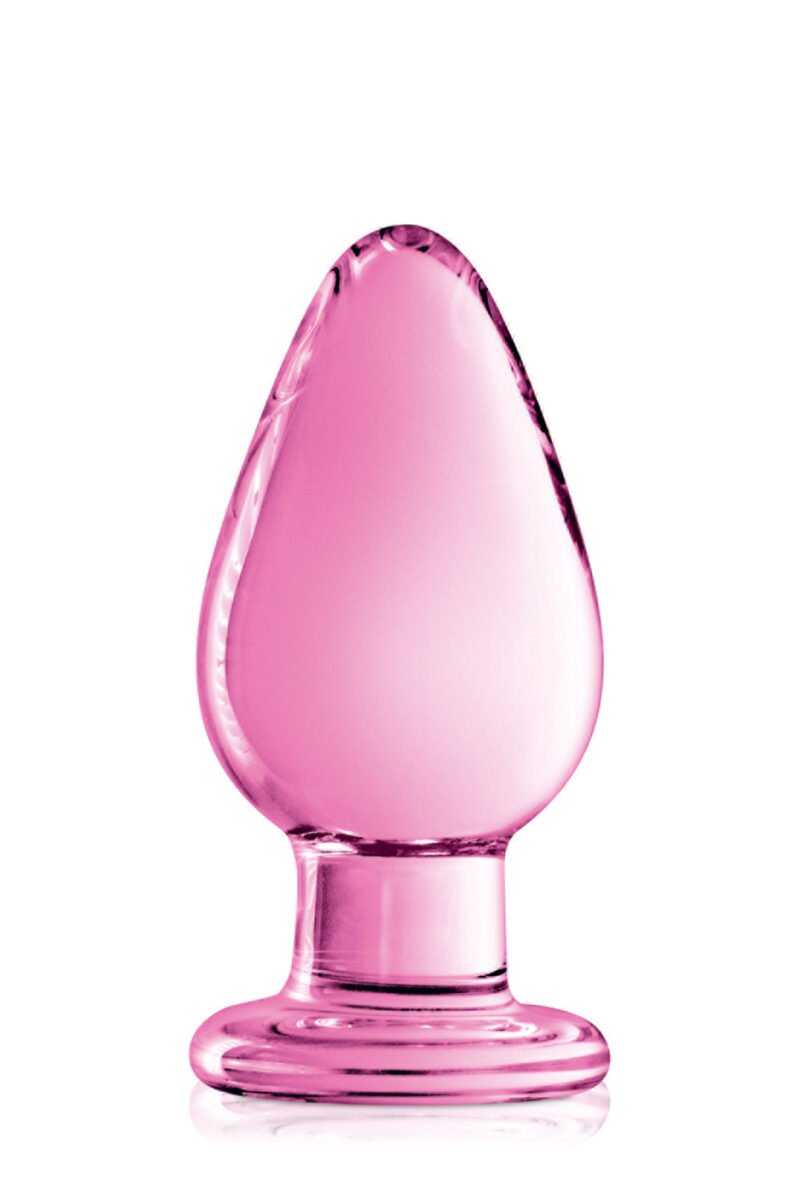 Glass Plug 25 Pink – Plug anal en verre ros