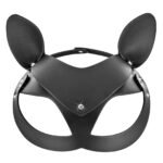 Masque Catwoman ajustable aspect cuir