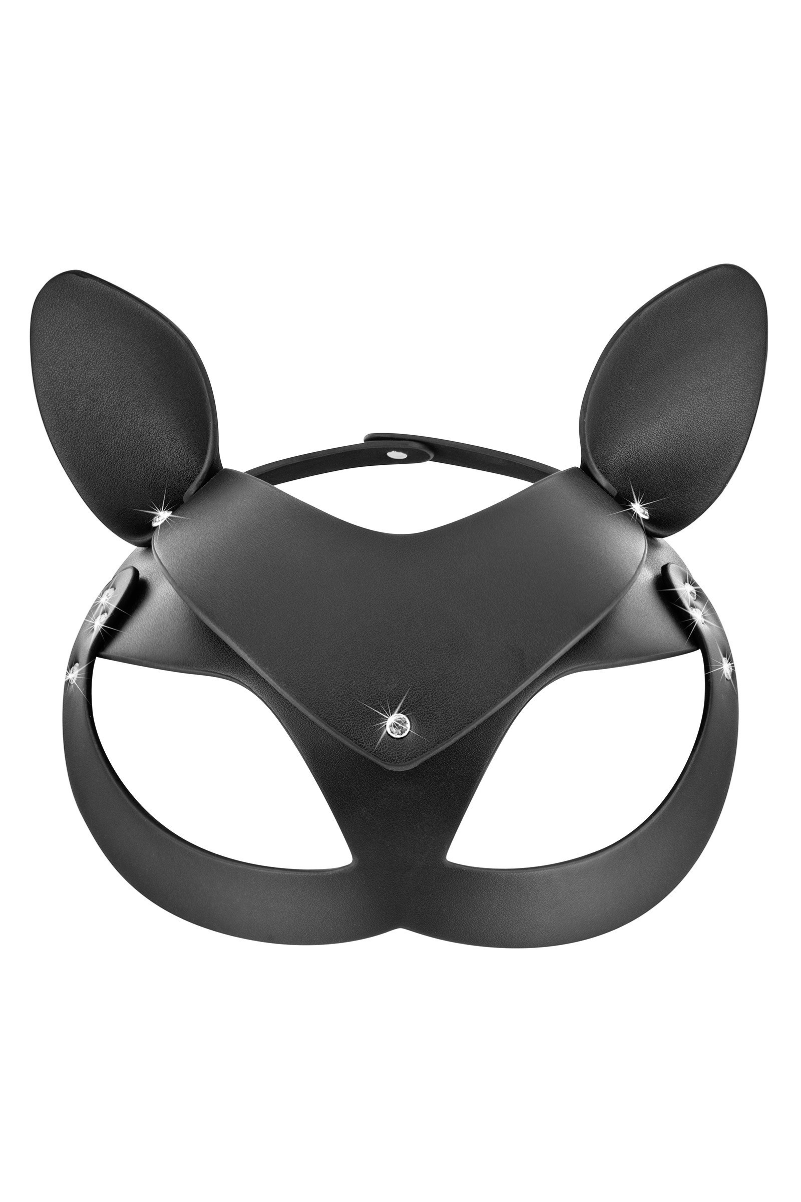 Masque Catwoman ajustable aspect cuir