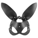 Masque Bunny ajustable aspect cuir