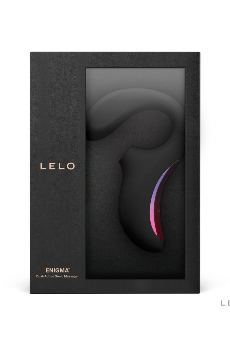 LELO Enigma Black – Stimulateur sonique à double stimulation noir