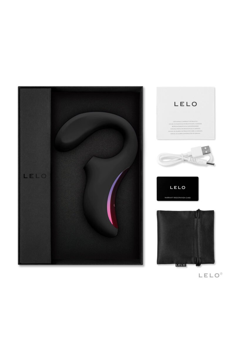 LELO Enigma Black – Stimulateur sonique à double stimulation noir