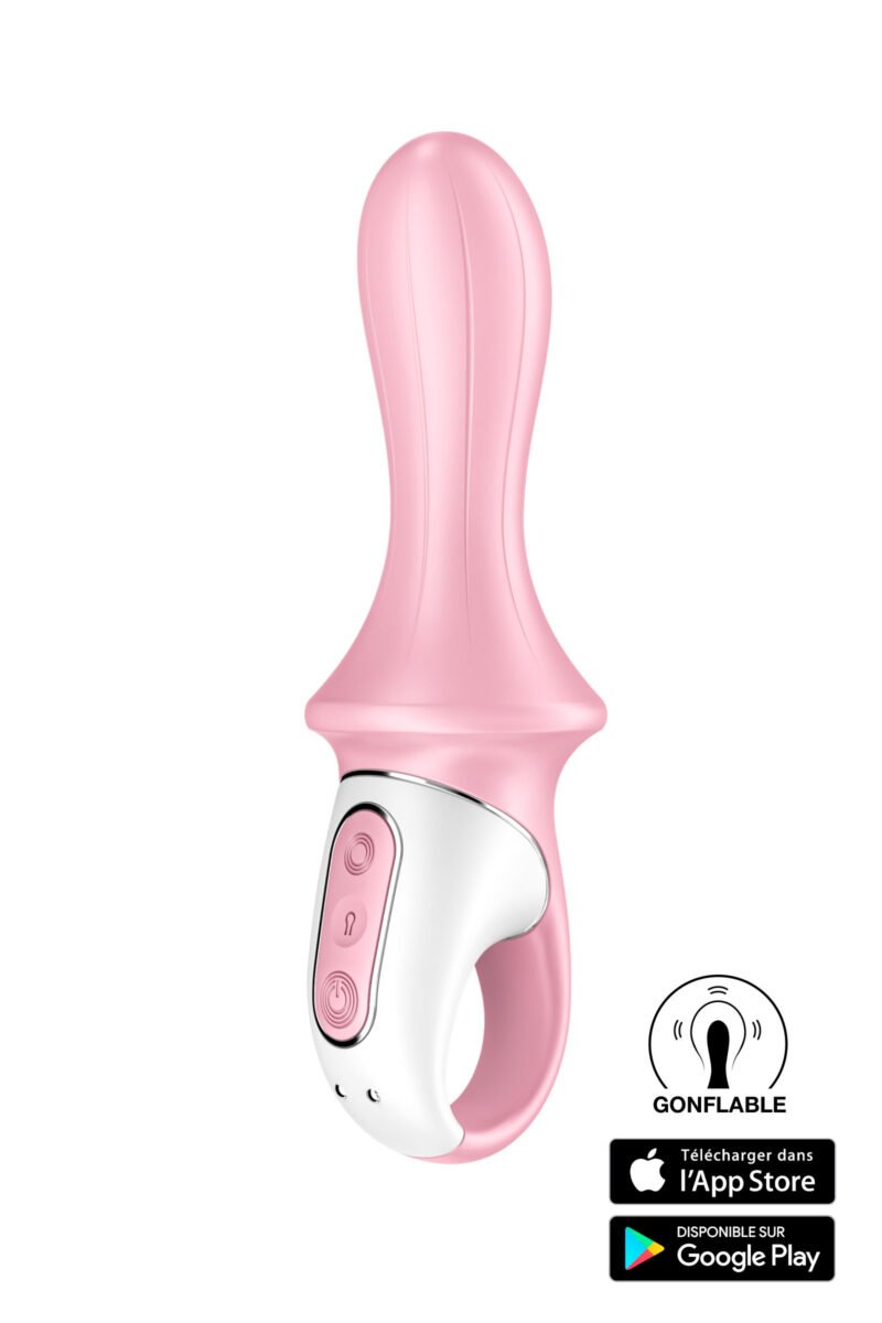 Satisfyer Air Pump Booty 5+ – Vibromasseur gode anal gonflable connecté